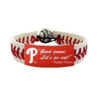 MLB Philadelphia Phillies Hunter Pence Good Game, Let's Go Eat Gamewear Classic Bracelet MLB Philadelphia Phillies Hunter Pence Good Game, Let's Go Eat Gamewear Classic Bracelet