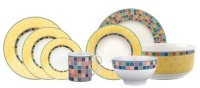 Villeroy & Boch Twist Alea Limone 50-Piece Dinnerware Set