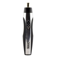 Wahl 5546-200 Ear, Nose and Brow 2-in-1 Deluxe Lighted Trimmer, Black/silver Wahl 5546-200 Ear, Nose and Brow 2-in-1 Deluxe Lighted Trimmer, Black/silver