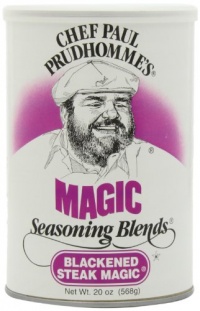 Chef Paul Blackened Steak Magic Seasoning, 20-Ounce Canisters (Pack of 2) Chef Paul Blackened Steak Magic Seasoning, 20-Ounce Canisters (Pack of 2)