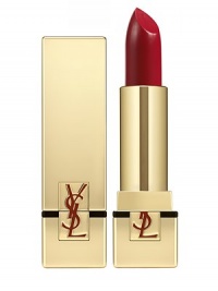 Rouge Pur Couture is high fashion lipstick for women who speak YSL. Yves Saint Laurent introduces the new generation of emblematic colors: orange, red and fuchsia in a collection of vivacious lipsticks.This luminous satin texture is presented in a modern golden case for the ultimate in luxury. SPF 15 protects the lips while hydrospheres and natural extracts provide all-day comfort & hydration. Available in a range of beautiful shades for lips that speak YSL. Rouge Pur Couture is high fashion lipstick for women who speak YSL. Yves Saint Laurent introduces the new generation of emblematic colors: orange, red and fuchsia in a collection of vivacious lipsticks.This luminous satin texture is presented in a modern golden case for the ultimate in luxury. SPF 15 protects the lips while hydrospheres and natural extracts provide all-day comfort & hydration. Available in a range of beautiful shades for lips that speak YSL.