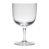 Made entirely from hand, each piece of William Yeoward Crystal draws its inspiration from antique crystal pieces originally made in England during the 18th and early 19th centuries. . Featuring a mesmerizing spiral design, this goblet is an entertaining essential. Made entirely from hand, each piece of William Yeoward Crystal draws its inspiration from antique crystal pieces originally made in England during the 18th and early 19th centuries. . Featuring a mesmerizing spiral design, this goblet is an entertaining essential.