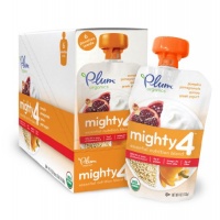 Plum Organics Mighty 4, Pumpkin Pomegranate Quinoa Greek Yogurt, 4 Ounce (Pack of 6) Plum Organics Mighty 4, Pumpkin Pomegranate Quinoa Greek Yogurt, 4 Ounce (Pack of 6)
