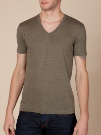 Alternative Unisex Boss V-Neck Tee - Eco True Military AA1932 L