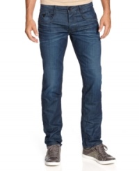 As you go exploring new areas in your 'hood, these Vermont fit Guess Jeans with its perfect washed look are the ones to wear. As you go exploring new areas in your 'hood, these Vermont fit Guess Jeans with its perfect washed look are the ones to wear.