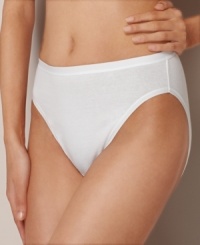 Embrace comfort and style with the modern silhouette and stretch fit of these high-cut briefs by Vanity Fair. Comes in a pack of five. Style #13341 Embrace comfort and style with the modern silhouette and stretch fit of these high-cut briefs by Vanity Fair. Comes in a pack of five. Style #13341