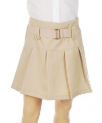 Nautica Belted Scooter Skirt (Sizes 7 - 16) - khaki, 14 Nautica Belted Scooter Skirt (Sizes 7 - 16) - khaki, 14