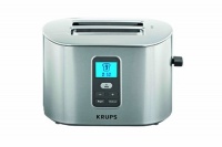 KRUPS TT6190 2-Slice Digital Toaster, Stainless Steel