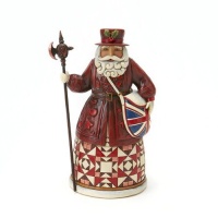 Jim Shore Heartwood Creek from Enesco British Santa Figurine 7.25 IN Jim Shore Heartwood Creek from Enesco British Santa Figurine 7.25 IN