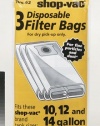 Shop-Vac 9066200 10-14 Gallon  Disposable Collection Filter Bag, 3-Pack