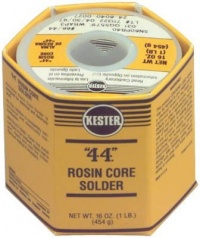 Kester 44 Rosin Core Solder 63/37 .031 1 lb. Spool Kester 44 Rosin Core Solder 63/37 .031 1 lb. Spool