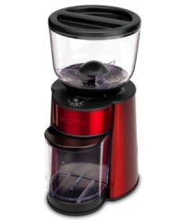 Man's best blend! Get the freshest, sharpest and boldest brew your tastebuds have ever known with this precision bean grinder. With 18 grind selections and a half-pound capacity, this grinder makes every cup taste custom. 1-year warranty. Model BVMC-BMH26. Man's best blend! Get the freshest, sharpest and boldest brew your tastebuds have ever known with this precision bean grinder. With 18 grind selections and a half-pound capacity, this grinder makes every cup taste custom. 1-year warranty. Model BVMC-BMH26.