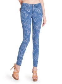 GUESS Floral Jacquard Brittney Denim Leggings GUESS Floral Jacquard Brittney Denim Leggings