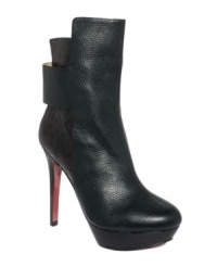 Time to strut! These oh so fierce booties form Paris Hilton will stop traffic anywhere you go. A soft pointed toe and sleek leather exterior add the perfect amount of va va voom to any outfit. Time to strut! These oh so fierce booties form Paris Hilton will stop traffic anywhere you go. A soft pointed toe and sleek leather exterior add the perfect amount of va va voom to any outfit.