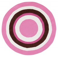 Pink Surya Playground 4'x4' Kids Round Area Rug from RugPal.com Pink Surya Playground 4'x4' Kids Round Area Rug from RugPal.com