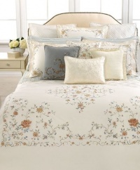 Lauren by Ralph Lauren English Isles Floral Embroidery Cream FULL/QUEEN Duvet Cover