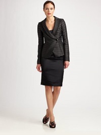 An elegant take on the classic pencil skirt, in lustrous duchess satin.Self waistbandConcealed side zipFully linedAbout 23 longPolyesterDry cleanImportedModel shown is 5'10½ (177cm) wearing US size 4. An elegant take on the classic pencil skirt, in lustrous duchess satin.Self waistbandConcealed side zipFully linedAbout 23 longPolyesterDry cleanImportedModel shown is 5'10½ (177cm) wearing US size 4.