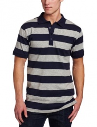 MJ Soffe Men's Stadium Stripe Polo Shirt MJ Soffe Men's Stadium Stripe Polo Shirt
