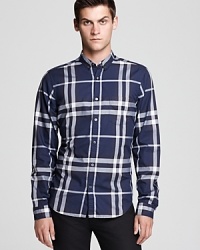 Burberry Brit Niall Pocket Check Woven Sport Shirt Burberry Brit Niall Pocket Check Woven Sport Shirt