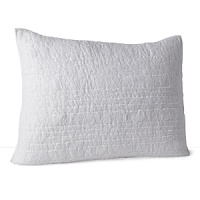 This Sky Pintuck sham adds simple texture to your bedding. This Sky Pintuck sham adds simple texture to your bedding.
