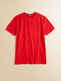 This timelessly preppy tee is rendered in durable, soft cotton jersey.CrewneckShort sleevesPullover styleCottonMachine washImported This timelessly preppy tee is rendered in durable, soft cotton jersey.CrewneckShort sleevesPullover styleCottonMachine washImported