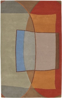 Area Rug 9x13 Rectangle Contemporary Tangerine Color - Surya Naya Rug from RugPal Area Rug 9x13 Rectangle Contemporary Tangerine Color - Surya Naya Rug from RugPal