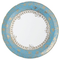 Inspired by the flamboyant designs of the 19th century, Eden Turquoise is both refined and sophisticated. This Limoges porcelain dinnerware service is a remarkable reproduction that captures the beauty of engraved gold work. Made in Limoges, France. Inspired by the flamboyant designs of the 19th century, Eden Turquoise is both refined and sophisticated. This Limoges porcelain dinnerware service is a remarkable reproduction that captures the beauty of engraved gold work. Made in Limoges, France.