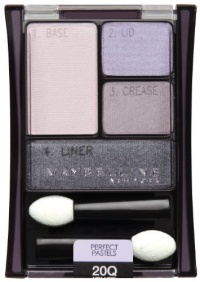 Maybelline New York Expert Wear Eyeshadow Quads, 20q Velvet Crush Perfect Pastels, 0.17 Ounce Maybelline New York Expert Wear Eyeshadow Quads, 20q Velvet Crush Perfect Pastels, 0.17 Ounce