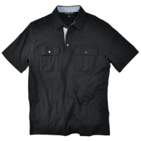Michael Kors Men's Contrast Placket Liquid Cotton Polo Michael Kors Men's Contrast Placket Liquid Cotton Polo