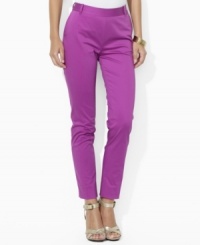Crafted in lustrous cotton sateen with a hint of stretch for comfort and modern style, from Lauren Ralph Lauren. Crafted in lustrous cotton sateen with a hint of stretch for comfort and modern style, from Lauren Ralph Lauren.