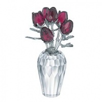 Swarovski Crystal Red Roses Rhodium 627098 Swarovski Crystal Red Roses Rhodium 627098