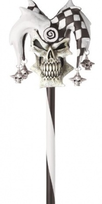 Psycho Jester Cane (Black/White) Accessory Psycho Jester Cane (Black/White) Accessory