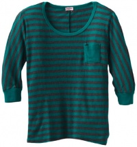 Splendid Girls 7-16 Striped Thermal Top, Jade, 7/8 Splendid Girls 7-16 Striped Thermal Top, Jade, 7/8