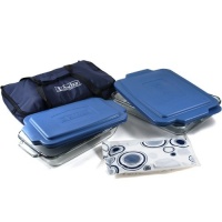 Anchor Hocking Oven Basics 6-Piece Bake-N-Take Bakeware Set Anchor Hocking Oven Basics 6-Piece Bake-N-Take Bakeware Set