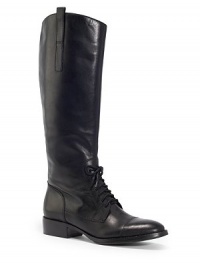 THE LOOKAlmond toeSmooth leather upperSide zipperLace-up detailConcealed elastic goring on the sidePadded insoleStacked heel, 1 (25mm)Shaft, 14Leg circumference, 14THE MATERIALLeather upperMan-made liningRubber and man-made soleORIGINImported THE LOOKAlmond toeSmooth leather upperSide zipperLace-up detailConcealed elastic goring on the sidePadded insoleStacked heel, 1 (25mm)Shaft, 14Leg circumference, 14THE MATERIALLeather upperMan-made liningRubber and man-made soleORIGINImported