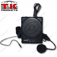 Aker Voice Amplifier 10watts Black MR1506 by TK Products, Portable, for Teachers, Coaches, Tour Guides, Presentations, Costumes, Etc. Aker Voice Amplifier 10watts Black MR1506 by TK Products, Portable, for Teachers, Coaches, Tour Guides, Presentations, Costumes, Etc.