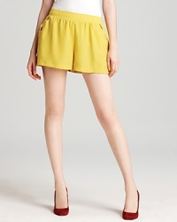 Nothing says spring like bright colors and skin-bearing silhouettes. These BCBGeneration shorts will be your perfect warm-weather pair for everything from beach to brunch. Nothing says spring like bright colors and skin-bearing silhouettes. These BCBGeneration shorts will be your perfect warm-weather pair for everything from beach to brunch.