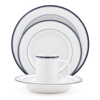 Dansk Allegro Blue 16-Piece Dinnerware Set, Service for 4 Dansk Allegro Blue 16-Piece Dinnerware Set, Service for 4