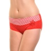 Angelina Dozen-Pack Cotton Briefs with Stripe and Polka Dot Pattern, #1349