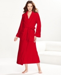 Luxuriously soft and perfectly plush, this long robe by Charter Club is the stuff dreams are made of. Luxuriously soft and perfectly plush, this long robe by Charter Club is the stuff dreams are made of.