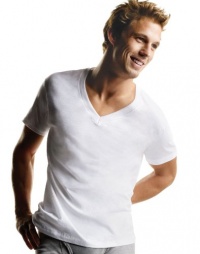 Hanes White V-Neck T P5 White Hanes White V-Neck T P5 White