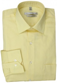 Geoffrey Beene Men's Pale Yellow Solid Dress Shirt Geoffrey Beene Men's Pale Yellow Solid Dress Shirt