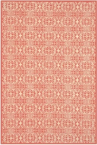Area Rug 4x4 Round Transitional Tearose Color - Safavieh Martha Stewart Rug from RugPal Area Rug 4x4 Round Transitional Tearose Color - Safavieh Martha Stewart Rug from RugPal