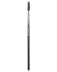 For application of mascara products and separating of lashes. This brush has synthetic fibers in a spiral pattern simulating a mascara wand design. M.A.C professional brushes are hand-sculpted and assembled using the finest quality materials. They feature birch, linden and ramin wood handles, nickel-plated brass ferrules. For application of mascara products and separating of lashes. This brush has synthetic fibers in a spiral pattern simulating a mascara wand design. M.A.C professional brushes are hand-sculpted and assembled using the finest quality materials. They feature birch, linden and ramin wood handles, nickel-plated brass ferrules.