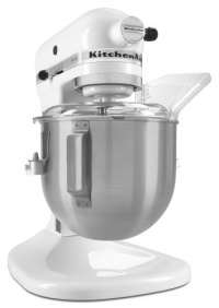 KitchenAid KSM500PSWH Pro 500 Series 10-Speed 5-Quart Stand Mixer, White KitchenAid KSM500PSWH Pro 500 Series 10-Speed 5-Quart Stand Mixer, White