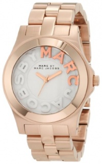Marc Jacobs Rivera Rose Gold Dial Women's Watch MBM3135 Marc Jacobs Rivera Rose Gold Dial Women's Watch MBM3135
