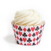 Dress My Cupcake Las Vegas Casino Cupcake Wrappers, Set of 12 Dress My Cupcake Las Vegas Casino Cupcake Wrappers, Set of 12