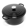 Le Creuset Enameled Cast-Iron 5-1/2-Quart Round French Oven, Black Onyx