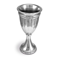 Wilton Armetale Flutes and Pearls Goblet, 3-1/2-Inch by 7-Inch, 8-Ounce Wilton Armetale Flutes and Pearls Goblet, 3-1/2-Inch by 7-Inch, 8-Ounce