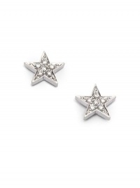 THE LOOKStar stud design.12 tcw diamonds14k white gold settingLatch closureTHE MEASUREMENTDiameter, about ¼ORIGINImported THE LOOKStar stud design.12 tcw diamonds14k white gold settingLatch closureTHE MEASUREMENTDiameter, about ¼ORIGINImported
